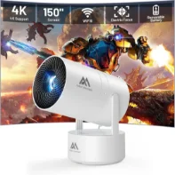 ویدیو پروژکتور شارژی 4k aubor mentech